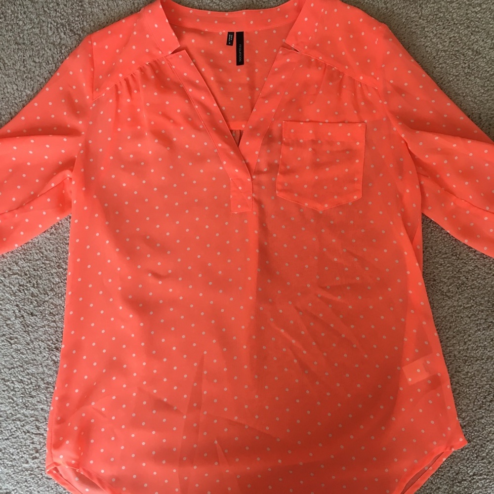 Polka dot blouse